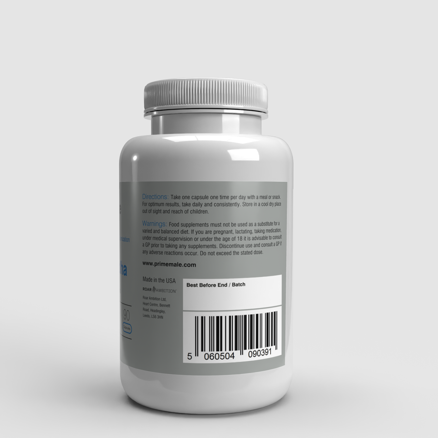 Ashwagandha Starterflasche – Vorrat für 3 Monate