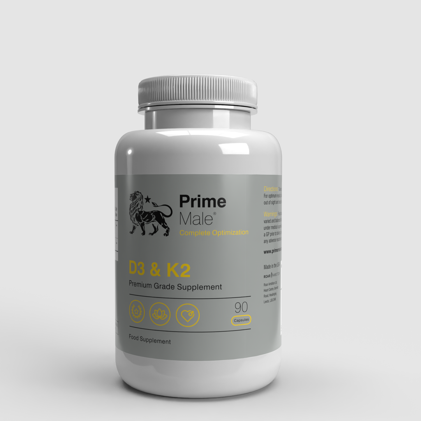 D3 & K2 Starter Bottle - 3 Month Supply